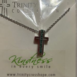 Trinity cross necklace (kindness in every smile)